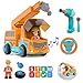 Produktbild HANMUN Montage Spielzeug Ferngesteuerte Baufahrzeug Spielzeug - Konstruktionsspielzeug ab 3 Jahren LKW Spielzeug zum Selbst Bauen mit Elektrisches Bohren STEAM Pädagogisches Spielzeug für Kinder
