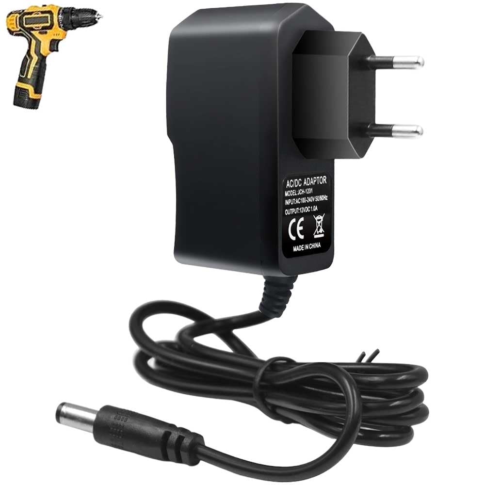 12V Charger for Cordless Drill Machine Powertools|Lithium Battery Charger|Battery not Included (3Pcs 12V 1Amp DC Power Adapter)-image-16