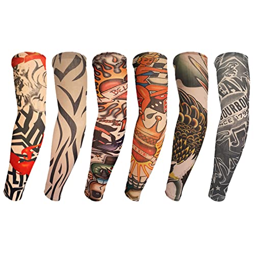 ChurlChurl Tattoo Sleeves, Arm Sleeves for Men Women Kids 6PCS Slip on Temporary Tattoo Arms Sleeves ChurlChurl Tattoo Sleeves, Arm Sleeves for Men Women Kids 6PCS Slip on Temporary Tattoo Arms Sleeves