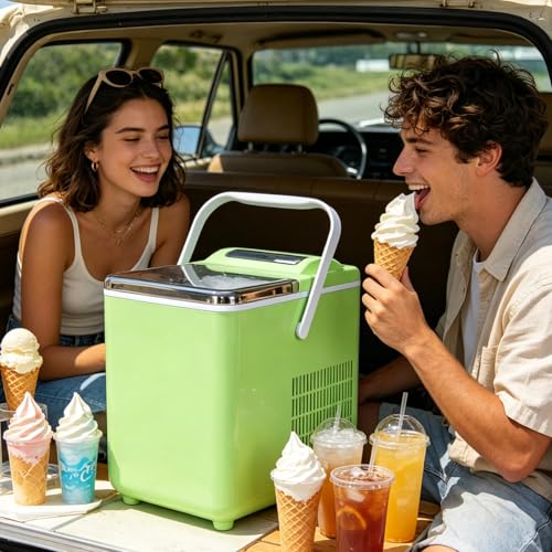 Fabricadora de hielo compacta para cocina doméstica miniatura 2