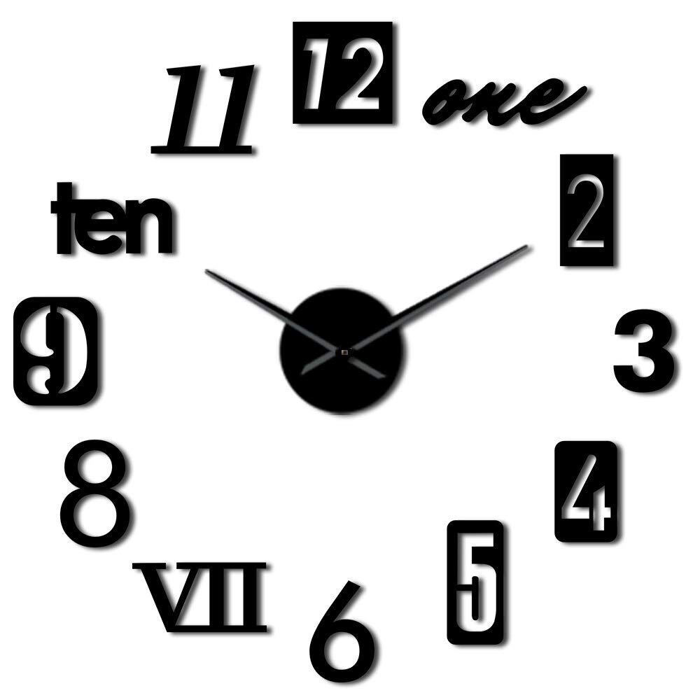 Grande horloge murale acrylique pour sublimer votre salle à manger