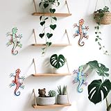 Zoom IMG-2 4pz arte murale geco metallo Zoom IMG-2 4pz arte murale geco metallo