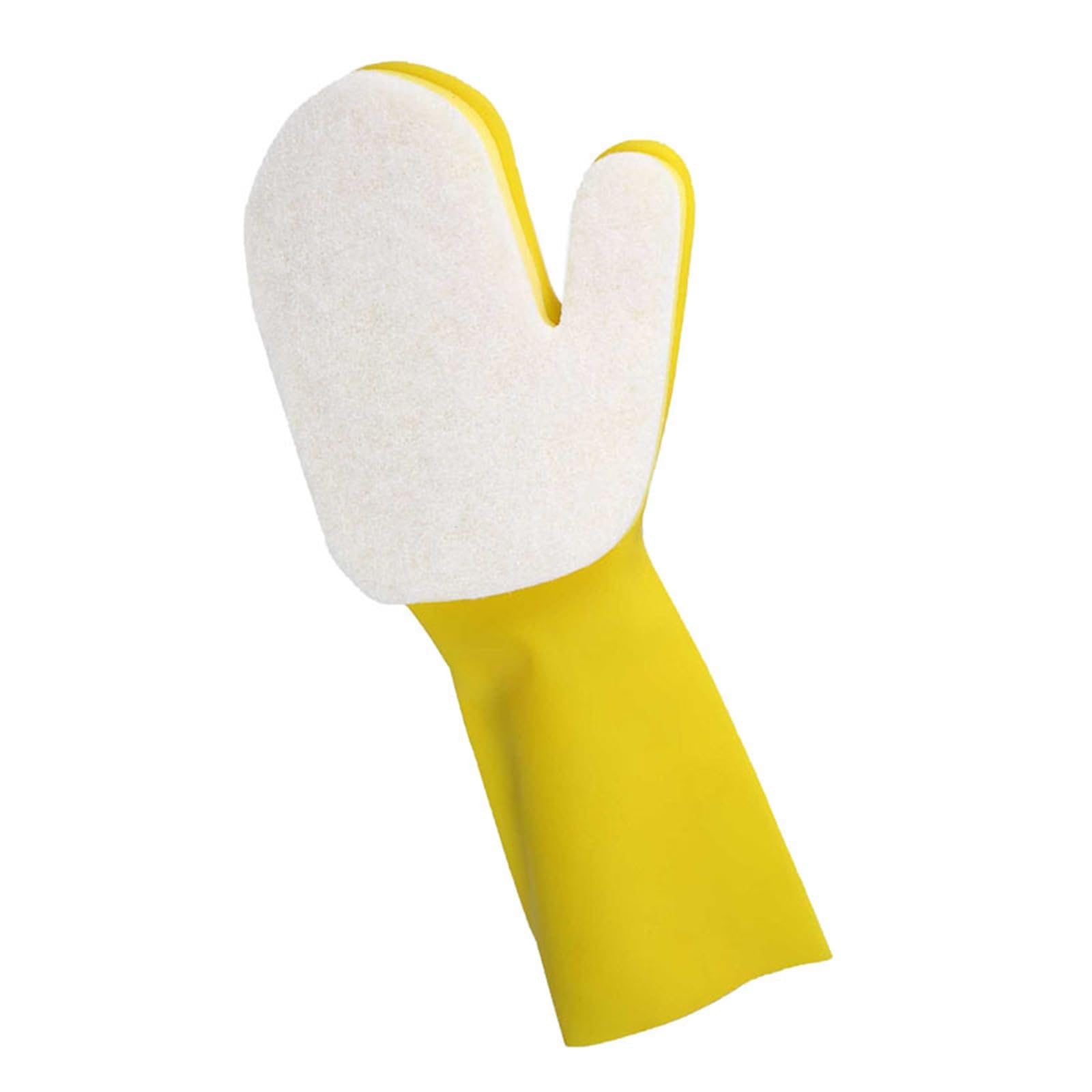 Guantes de trabajo de goma Guantes De Limpieza Piscinas, Esponja Látex Impermeables, Cocina Y Baño for El Hogar