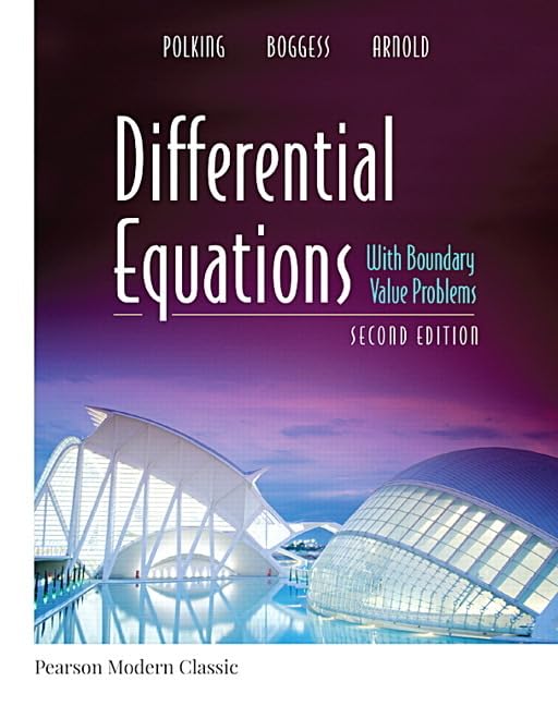 Differential Equations with Boundary Value Problems (Classic Version) (Pearson Modern Classics for Advanced Mathematics Series)