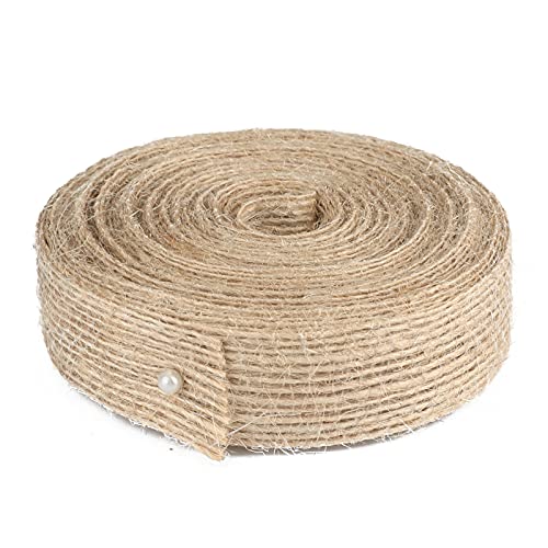 G2PLUS 20mm Natural Hessian Ribbon - Image 3