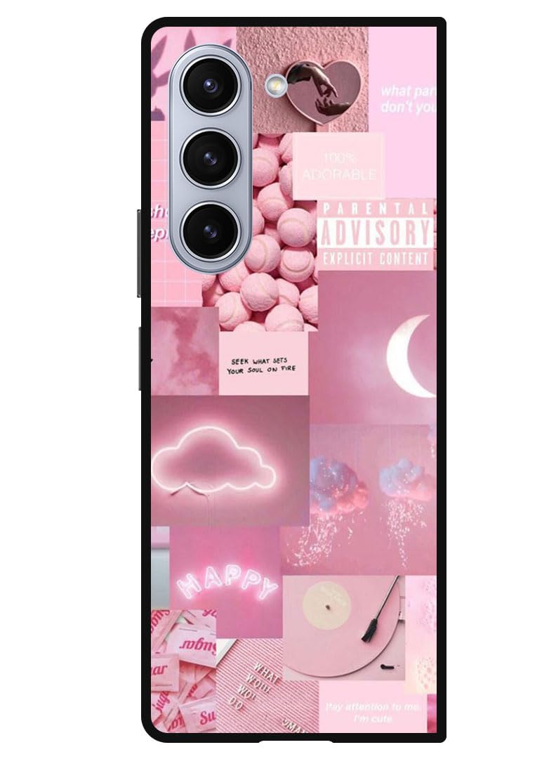 Protective Case Anti Scratch Shock Proof Bumper Cover For Samsung Galaxy Z Fold 5 Random Asthetic