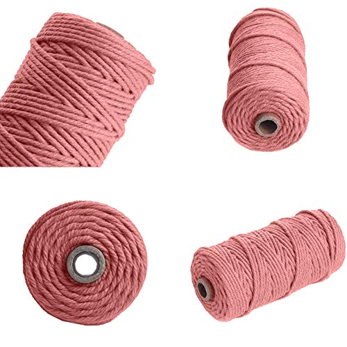 Cuerda de macramé de algodón natural para tapices de pared hermosos 4