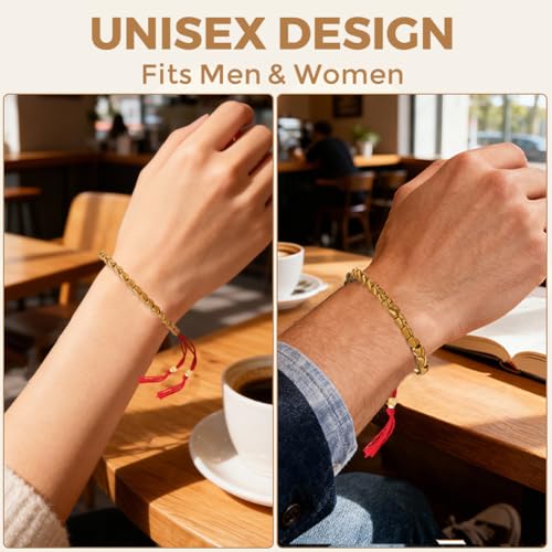 Pulsera trenzada de cuentas de cobre tibetano ajustable miniatura 6