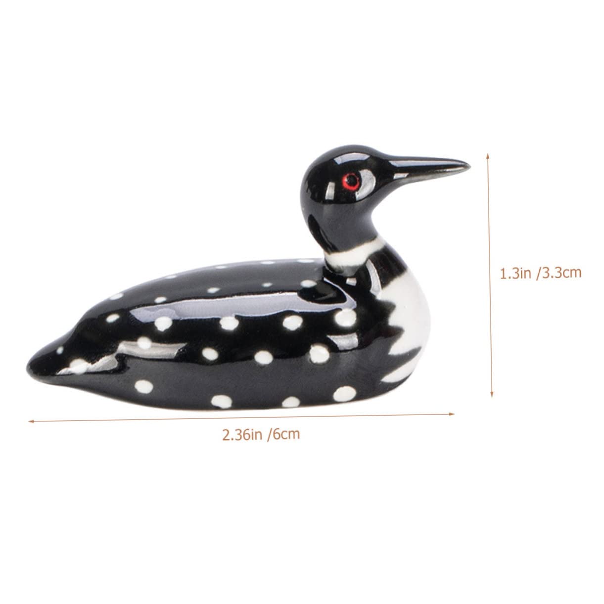 Support de baguettes, support de 16 ustensiles en forme de canard pour le dîner, support de fourchette, support de couverts en céramique, forme de coussin de bureau, motif de cuisine, cuillère noire,