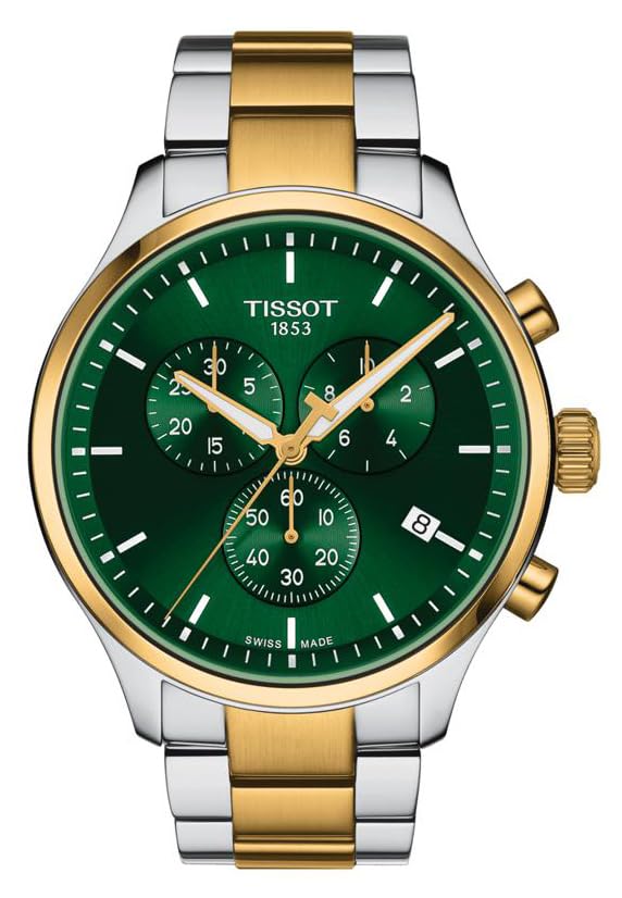 Image of Tissot T-Sport Chronograph Quartz Green Dial Men's Watch T116.617.22.091.00