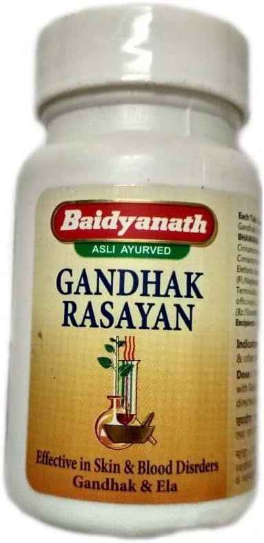 Baidyanath Jhansi Gandhak Rasayan, Vegetarian, 1 Count