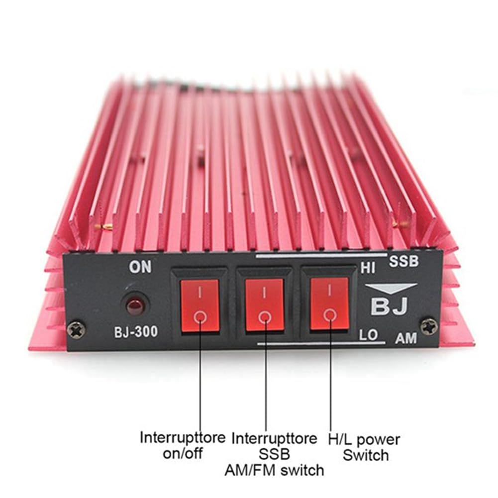 HLELU Amplificateur de Puissance pour Radio CB -300 Amplificateur HF 3-30MHz 100W FM 200W AM 300W SSB, 500439048