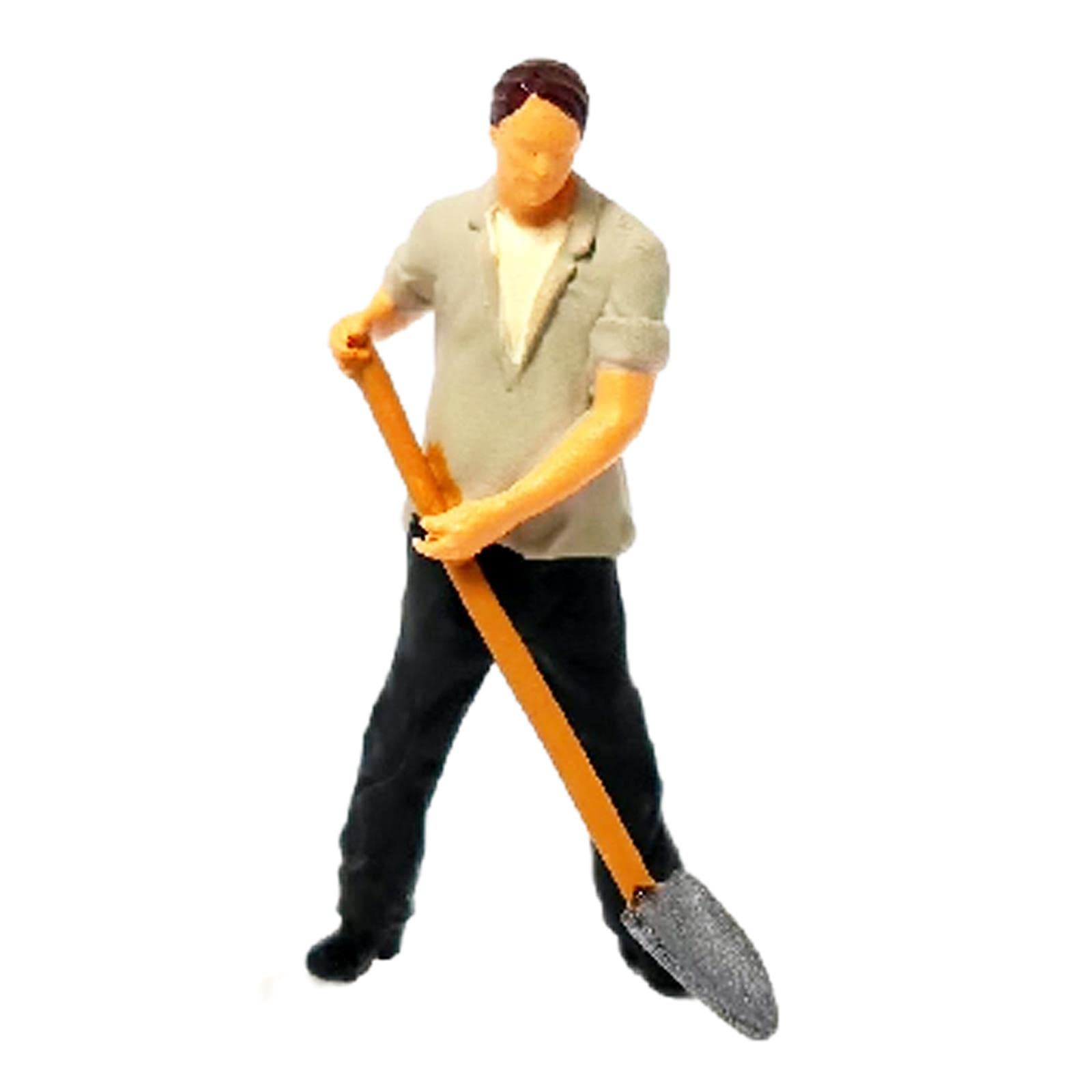 Realistische 1/64 bemalte Figuren für DIY-Projekte, Sandtisch-Layout 1:87, 2 Stück