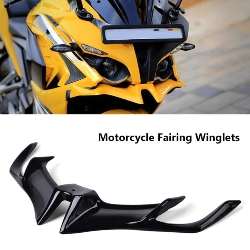 Aileron de carénage avant pour customisation moto et spoiler fixe en ABS - 2