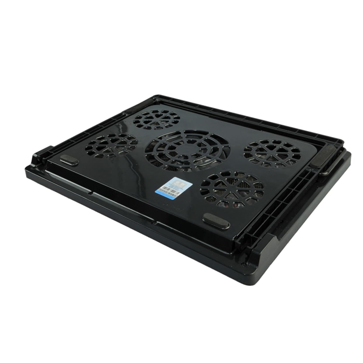 Laptop Cooling Pad Dc5v Nero Plastico Metallo 5 Ventole USB | Raffreddamento per Laptop, Notebook Cooler Portatile, Sistema di Raffreddamento per Notebook, Festa Estiva