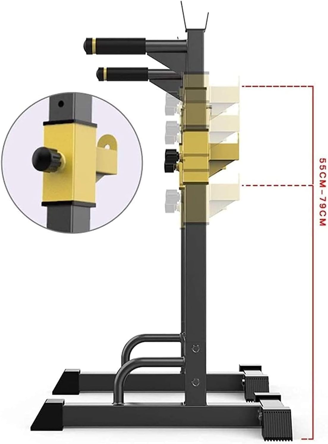 Professionale Squat Rack Attrezzature per l'allenamento della forza Sport domestici Bilanciere Rack Squat Stand Bench Press Rack Squat Rack/Home Bench Press/Multifunzionale
