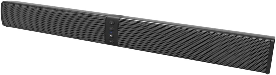 Xoro 2-in-1 Bluetooth Soundbar HSB 55 with 4 x 5 Watt Power, Compact Design, Can be Used as Separate Stereo Speaker or Soundbar, TWS Technology, 4000 mAh Battery