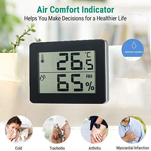 YTYC Simple Thermometer and Hygrometer Smart Home Electronic Digital Thermometer high Precision Indoor