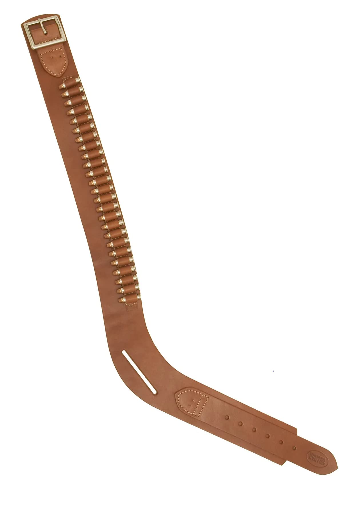 0155LL Single Buscadero Belt - LH -.45 Cal. Large, Brown