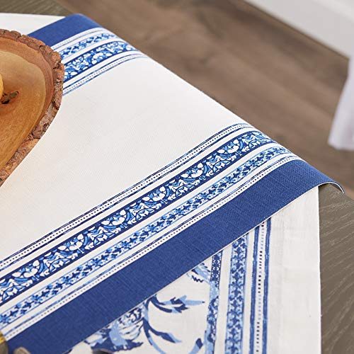 Dii Table Top Décor Collection Spring & Summer Table Runner, 14X72, Porto Stripe Print #TOP3