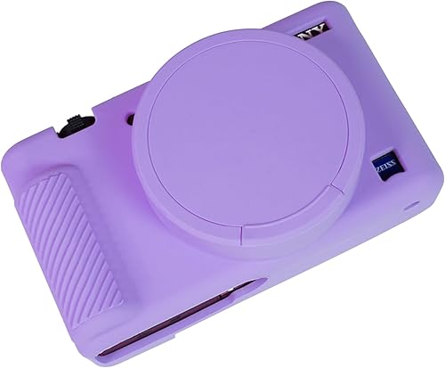 Miniatura 15 de Funda para cámara Sony ZV-1, ZV1, funda de silicona para cámara con tapa extraíble para lente digital Sony ZV 1, color negro Negro,Gris,Rosa