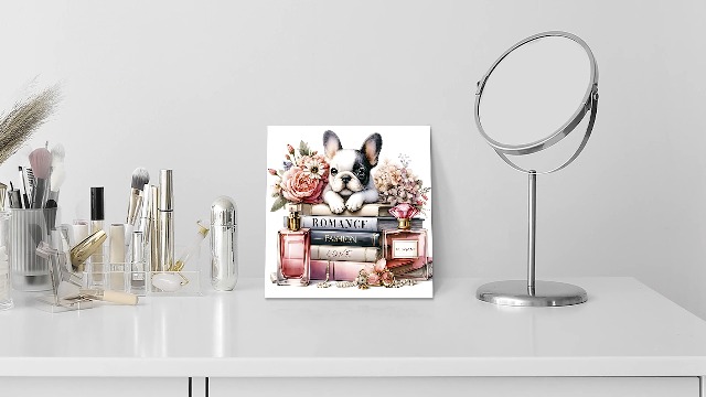 Amazon.com: cozy country Chanel-Inspired Canvas Wall Art - 12x12