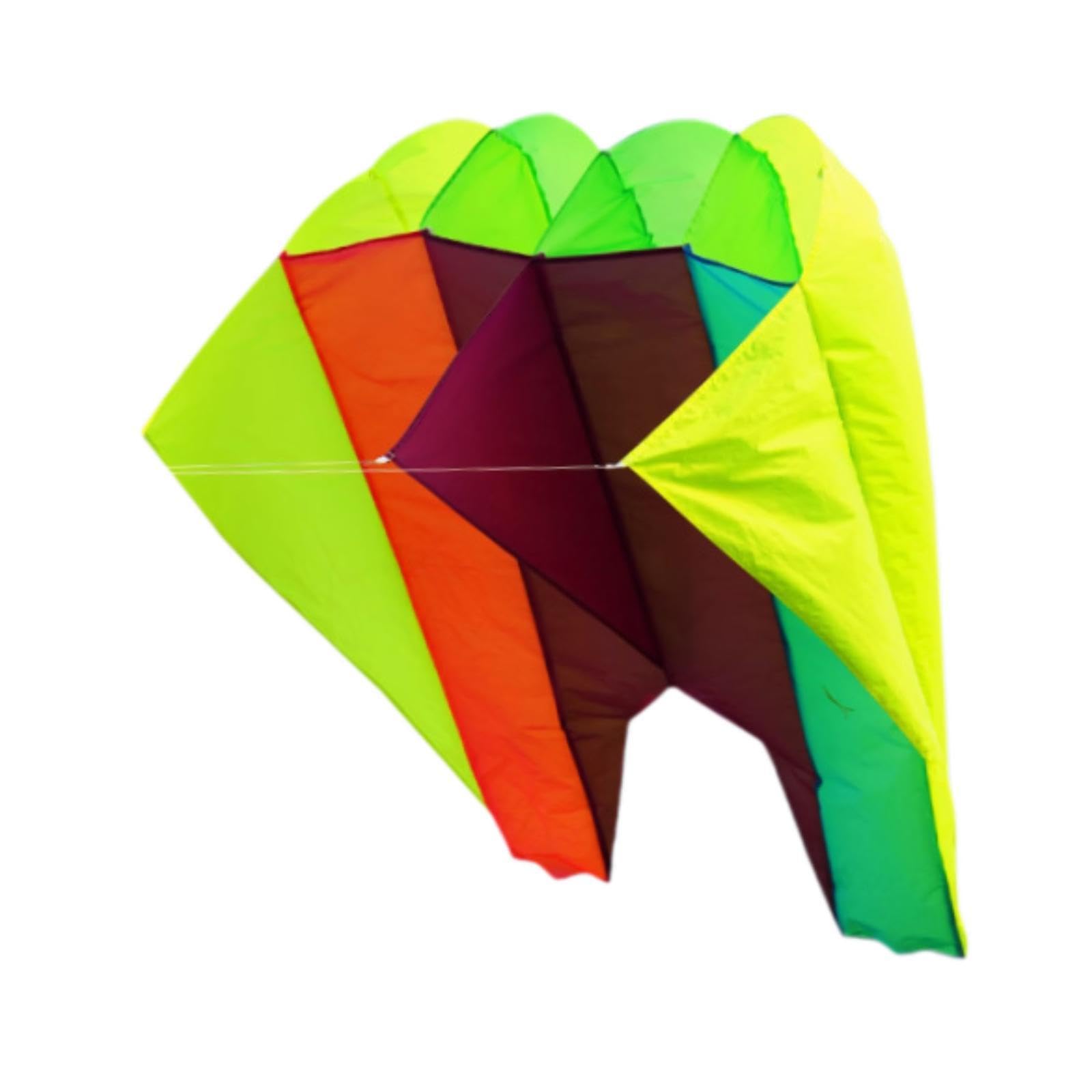 perfk Cometa con Mosca 3D, Actividades únicas Multicolor, Juego Infantil Plegable, Actividad, Pantalones Cortos Grandes, Cometa para césped, jardín, Viaje