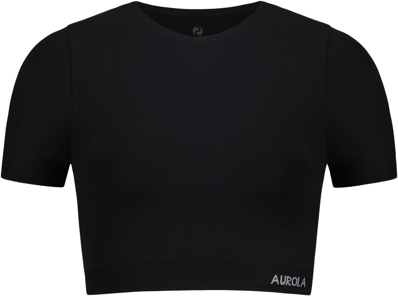AUROLA Essentials Seamless Short Sleeve Crop Top for Women Workout Active Comfort Athletic Shirts Tee