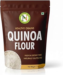 NatureVit Quinoa Flour, 1kg | Gluten Free Atta | Enriched with Dietary F...