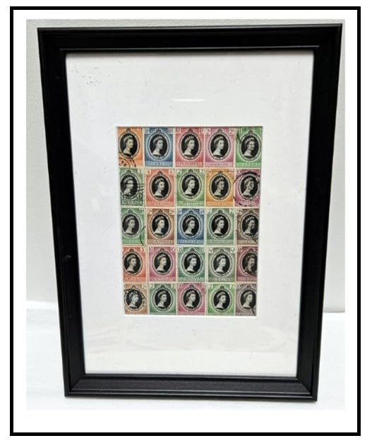 Colección histórica de sellos de Queen Elizabeth II 1953 un viaje al recuerdo británico en A3
