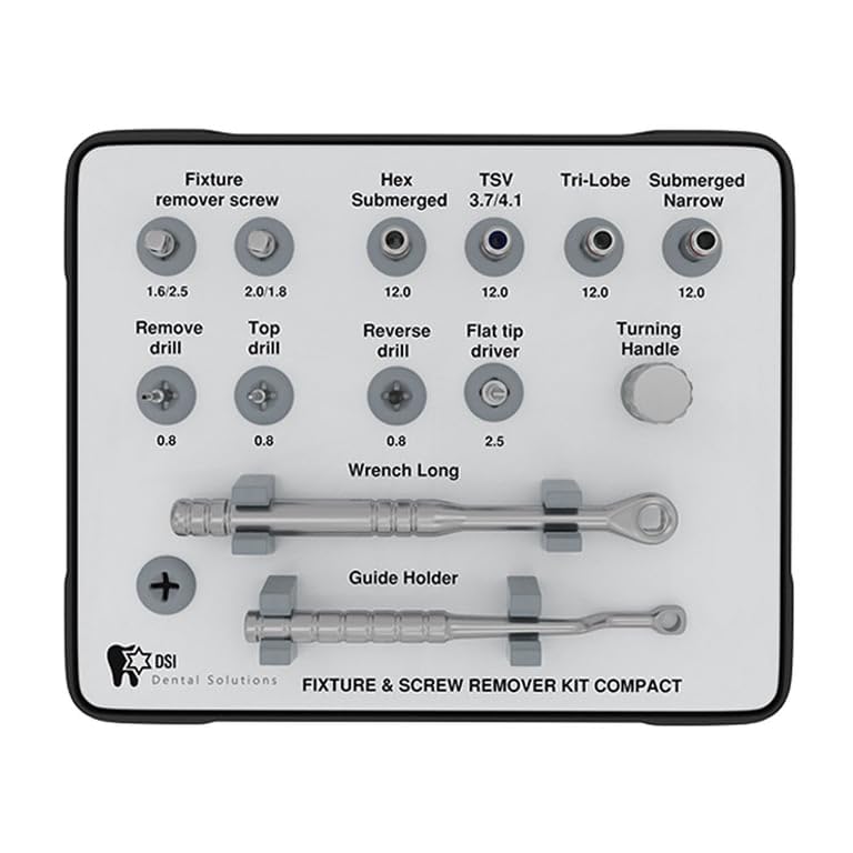 DSI FSRC Compact Fixture & Screw Removal Dental Kit Ø1.6/1.8mm