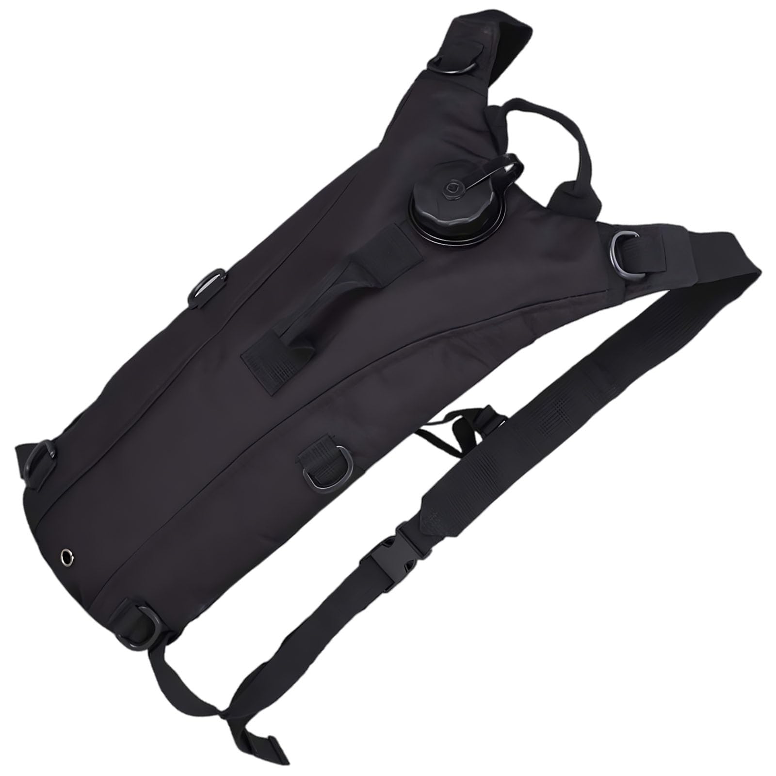Sac d’hydratation, Sac à Dos d’hydratation pour Cyclisme en Plein air, Sac Porte-Gourde Robuste, 6,7 x 1,6 x 17,5 in, 17 x 4 x 44,5 cm, pour randonnée, trajets Quotidiens, Noir