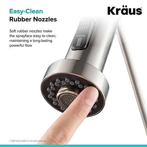 Kraus KFS-1SS Dual Function Kitchen Faucet Sprayer, Stainless Steel - image 3