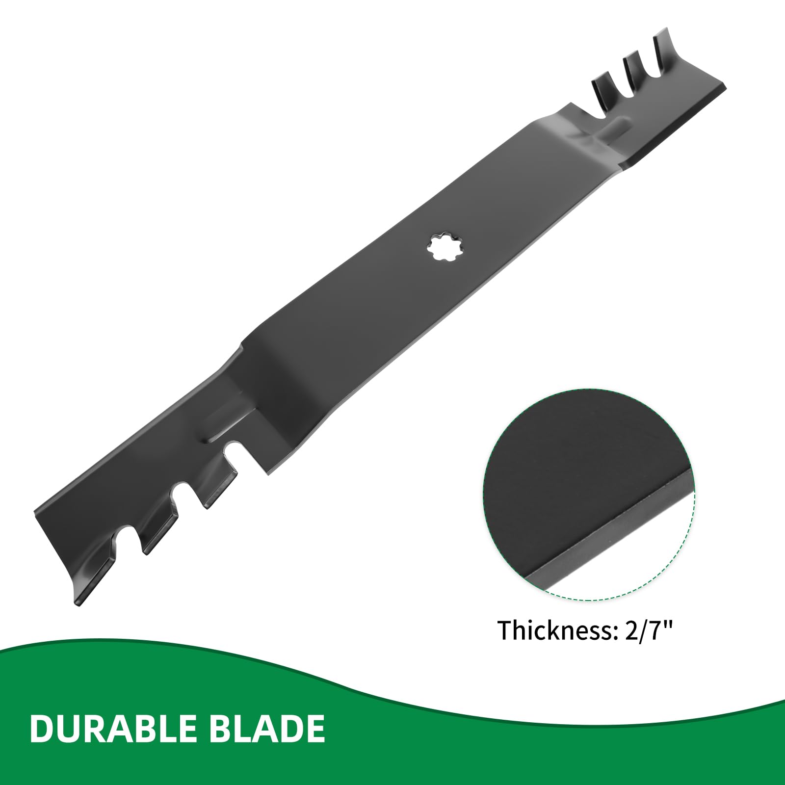 GX22151 Gator - Cuchillas de cortacésped compatibles con John Deere de 42 pulgadas, cuchillas de repuesto GY20850 para tractor de césped John Dee re 102 125 135 D100 D105 D130, reemplaza AM141033