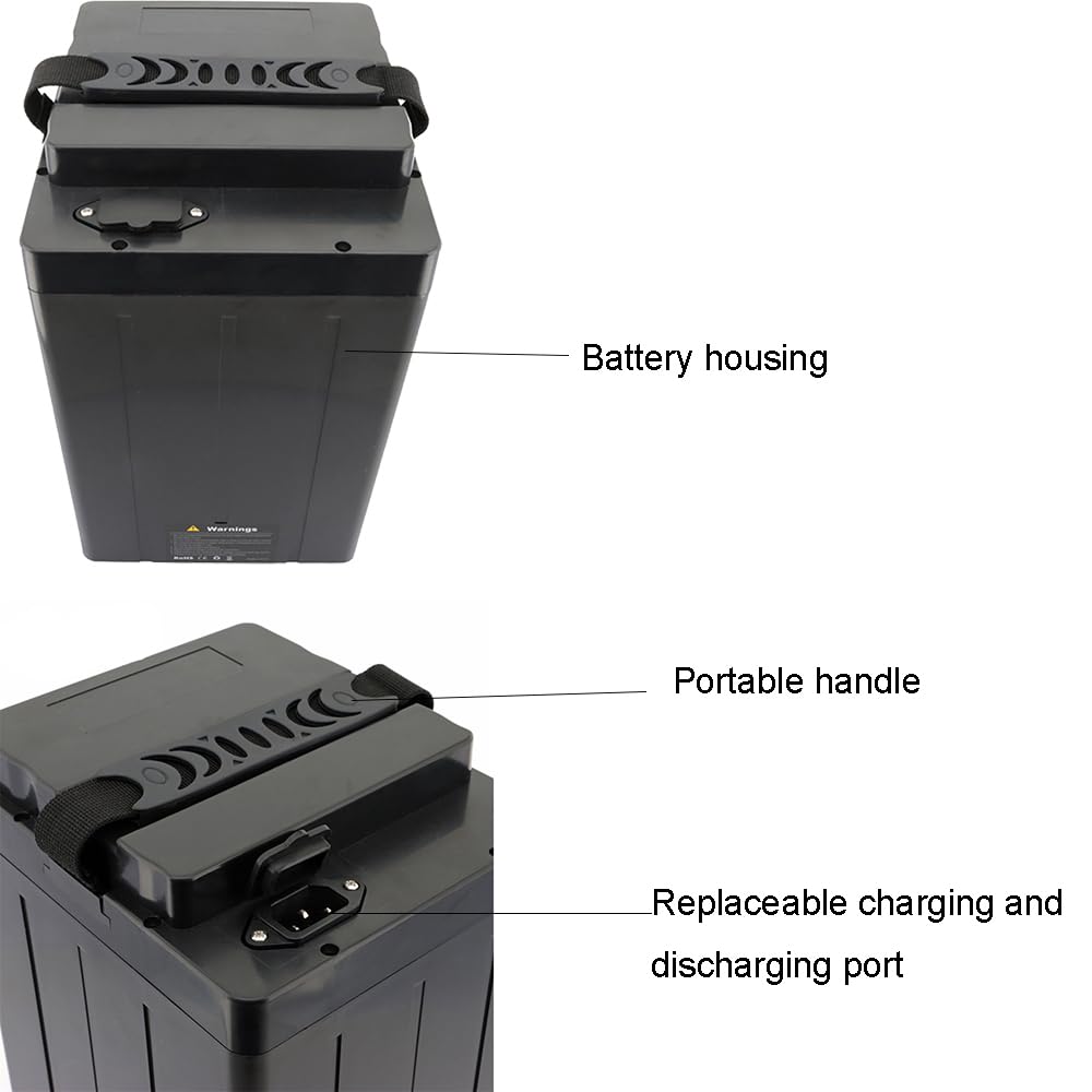 60-Volt-20-Ah-30-Ah-Lithium-Akku für Elektromotorräder, 48-V-60-V-72-V-20-Ah-22-Ah-25-Ah-Lithium-Ionen-Akkus mit hoher Kapazität und Ladegerät für Motoren von 0–3000 W