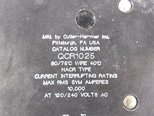 Cutler-Hammer QCR1025 Circuit Breaker 25A 120/240VAC 1-Pole