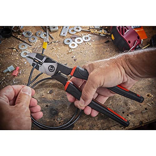 Alicates Linesman Crescent Z2 de 8 pulgadas para evitar fatiga en cortes de cable 4