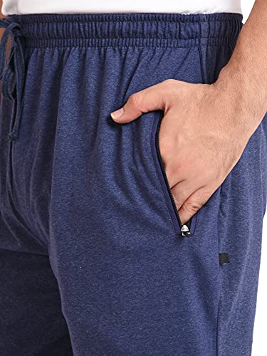 Image of Neo Garments Men's Cotton Solid Regular Fit Trackpants /Jogger /Trouser with Side Pockets