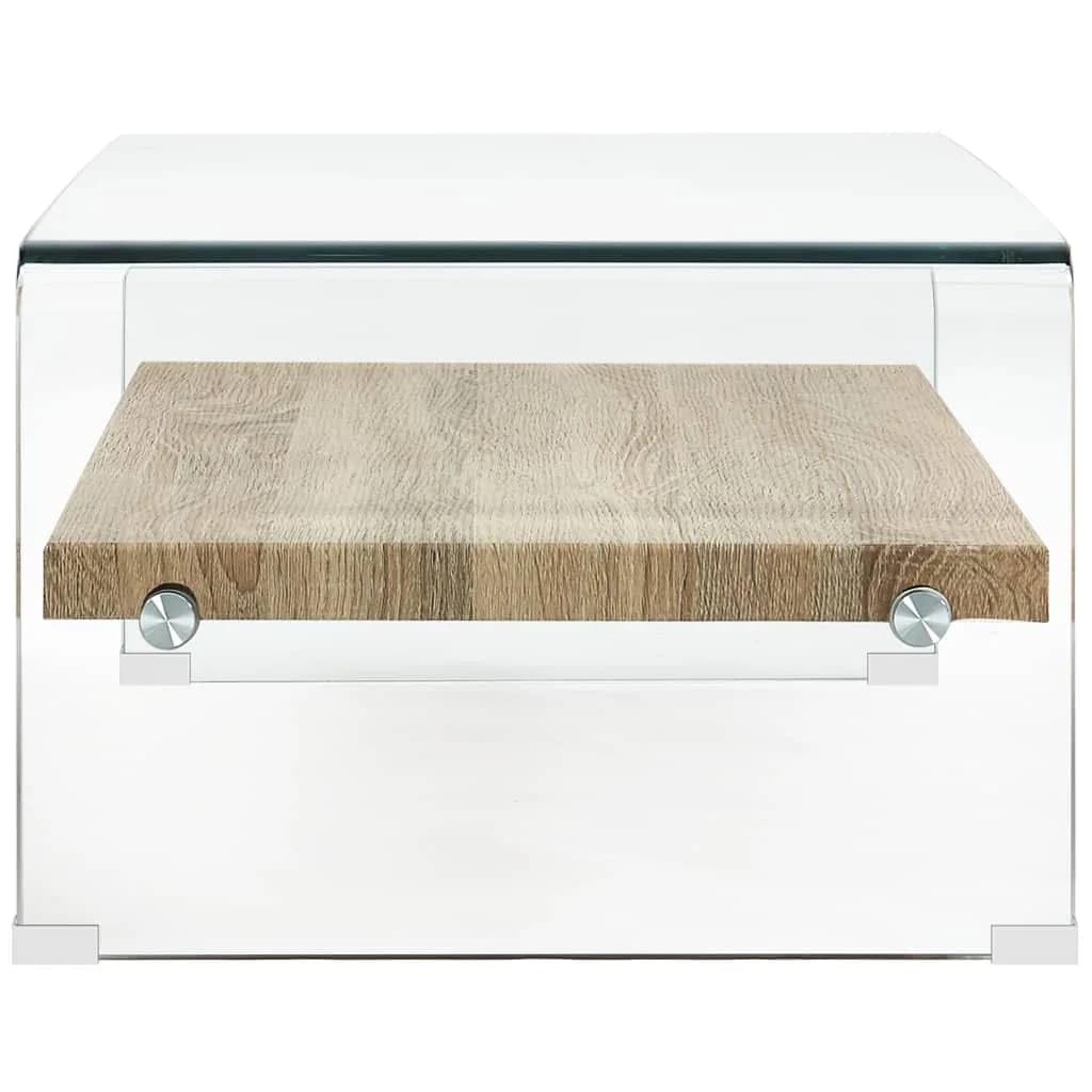 Przezroczysty stolik kawowy 98 × 45 × 31 cm szkło hartowane stolik kawowy stolik kawowy stolik kawowy stolik kawowy stolik do salonu sofa stolik