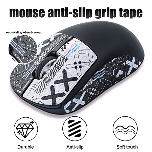 Jomkiz Mouse Grip Tape Fit For Logitech G Pro X Superlight,Self-Adhesive,Pre-Cut,Sweat-Resistant,Professional Mice Upgrade Kit,For The Most Demanding Gamers #TOP4