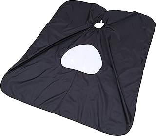 2pcs Barber Cloth Sheer Cape Aprons for Adults Black Cape Hair Cutting Cape Hair Dye Cape Closure Salon Cape Hair Cloth Cape Barber Cape Haircut Cloth Cape Black Accessories Pongee