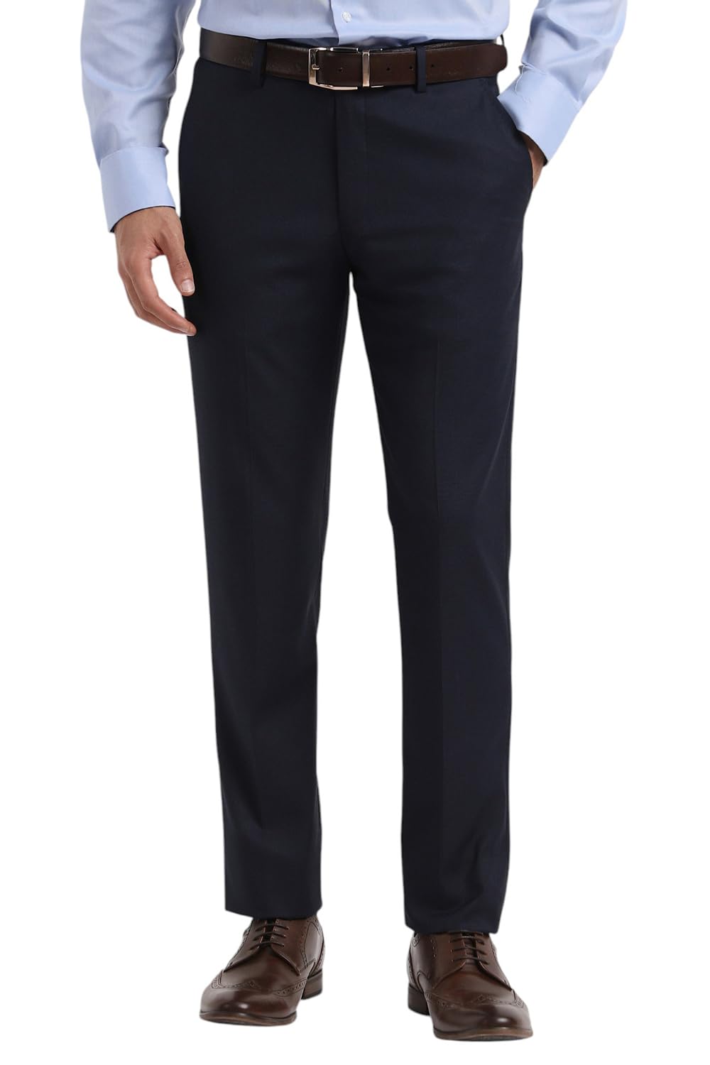 allen solly Men's Slim Work Utility Pants-picture-23
