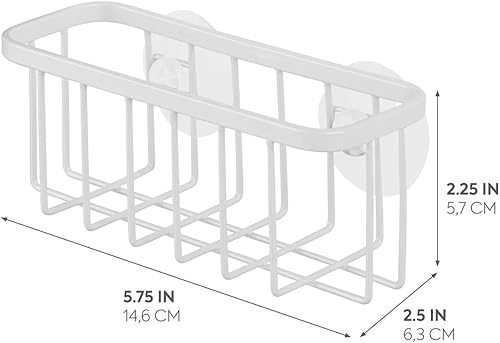 Miniatura 2 de InterDesign Gia ventosa para cocina, Metal, Blanco Perlado, normal