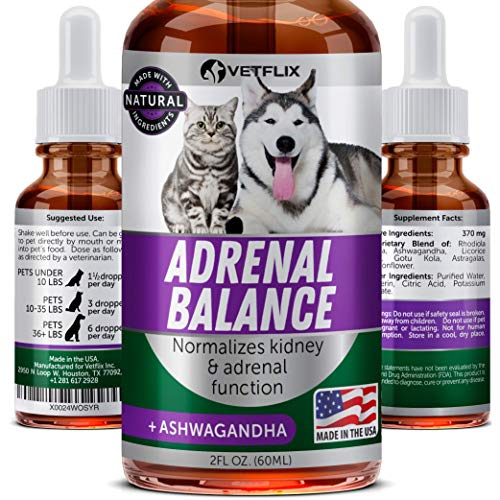 VETFLIX Cushings Treatment for Pets - Made in USA - Adrenal Support