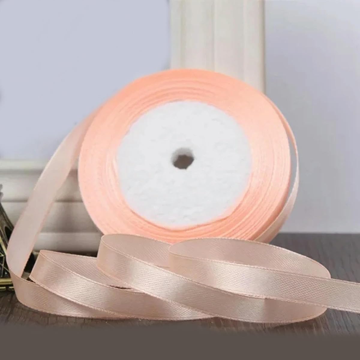 CIVIOOH 25 Yards/Roll Satin Ribbons DIY Crafts Supplies Sewing Accessories for Wedding Handmade Bows Gift Wrapping