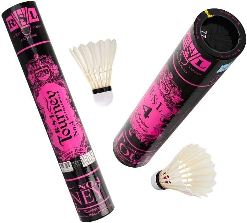 Miniatura 7 de RSL No.4 Tourney Badminton Shuttlecock Birdy 12-Pack (velocidad-77)