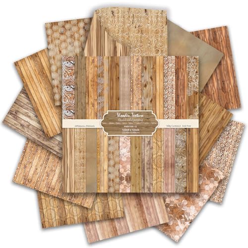 Scrapbook Papier 24 Blatt Doppelseitiges Muster Bastelpapier...