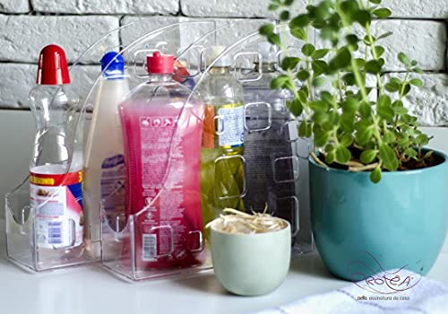 DELLO Office Dellocolor Porta Revistas, Preto (Fumê), 245 x 87 x 280 mm