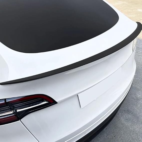 Tesla Model Y ile Uyumlu Arka Bagaj Üstü Spoiler Mat Siyah | Juniper Uyumlu Değildir