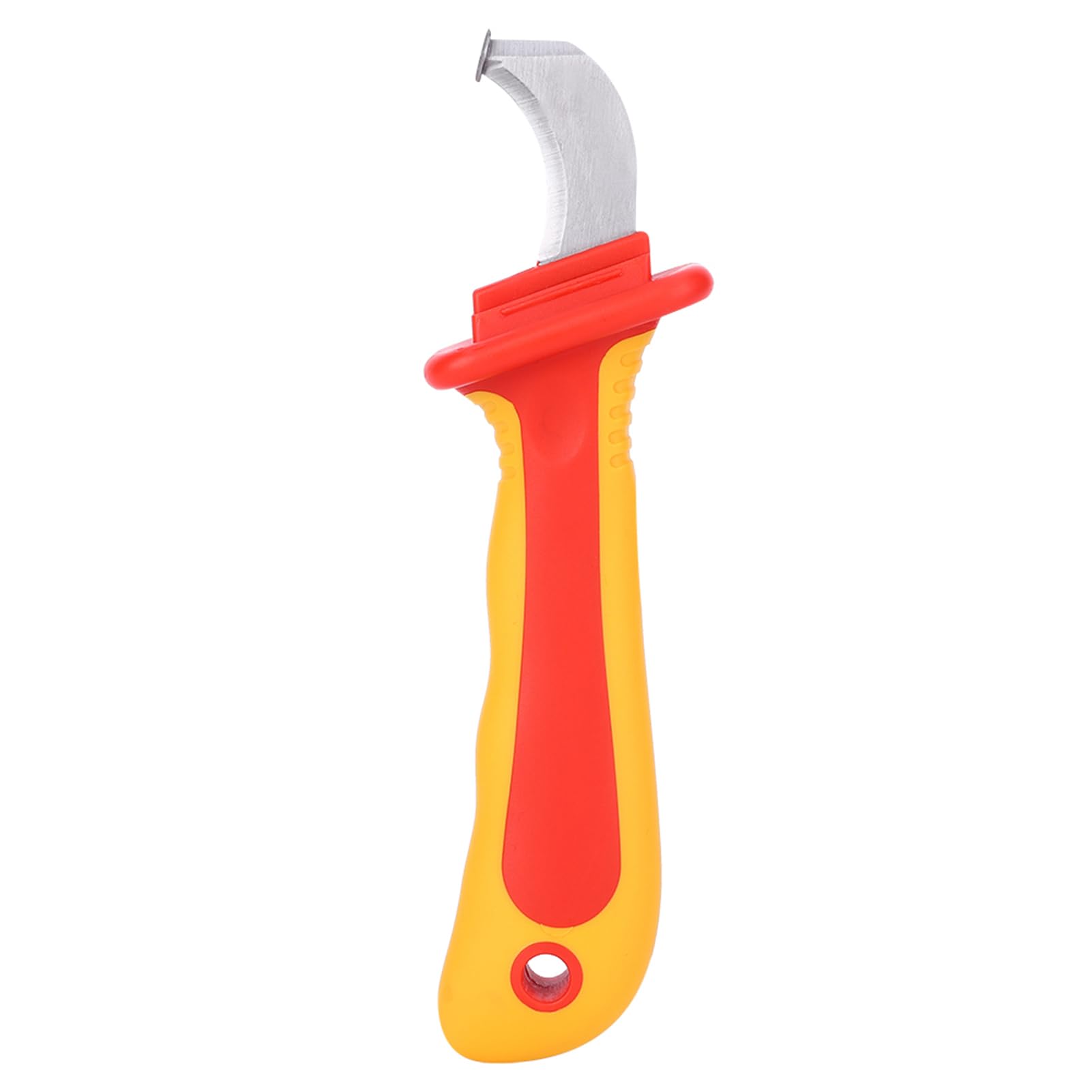 SIXRUN Cuchillo Aislado para Electricista 1000V, Pelacables Cortador Antimagnético con Hoja de Acero Inoxidable para Instalación de Instrumentos y Corte de Circuitos